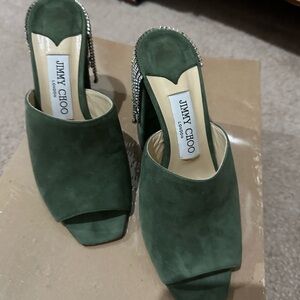 Jimmy Choo Baia 100 mm
Crystal Detailed Mule